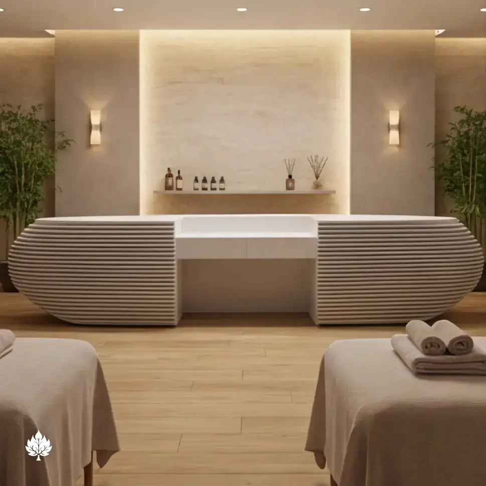 Avéra · Front Reception Desk by Arc Grove