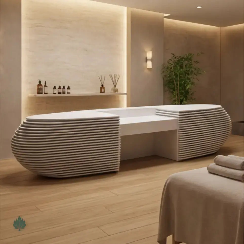Avéra · Front Reception Desk by Arc Grove