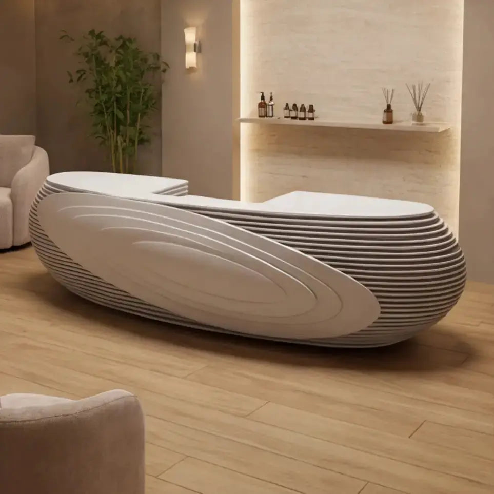 Avéra · Front Reception Desk by Arc Grove