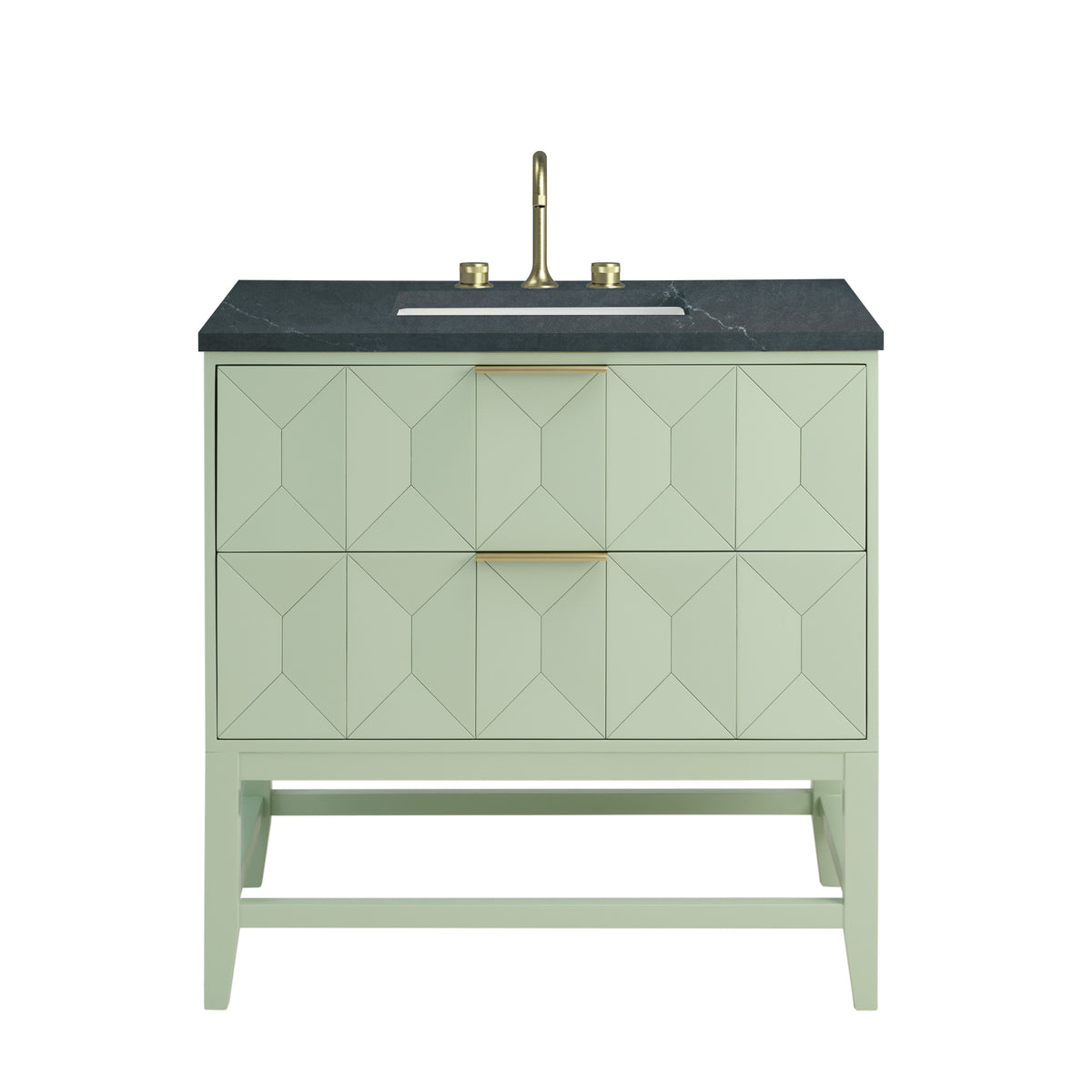 James Martin Emmeline 36" Single Bathroom Vanity, Pistachio, view 38