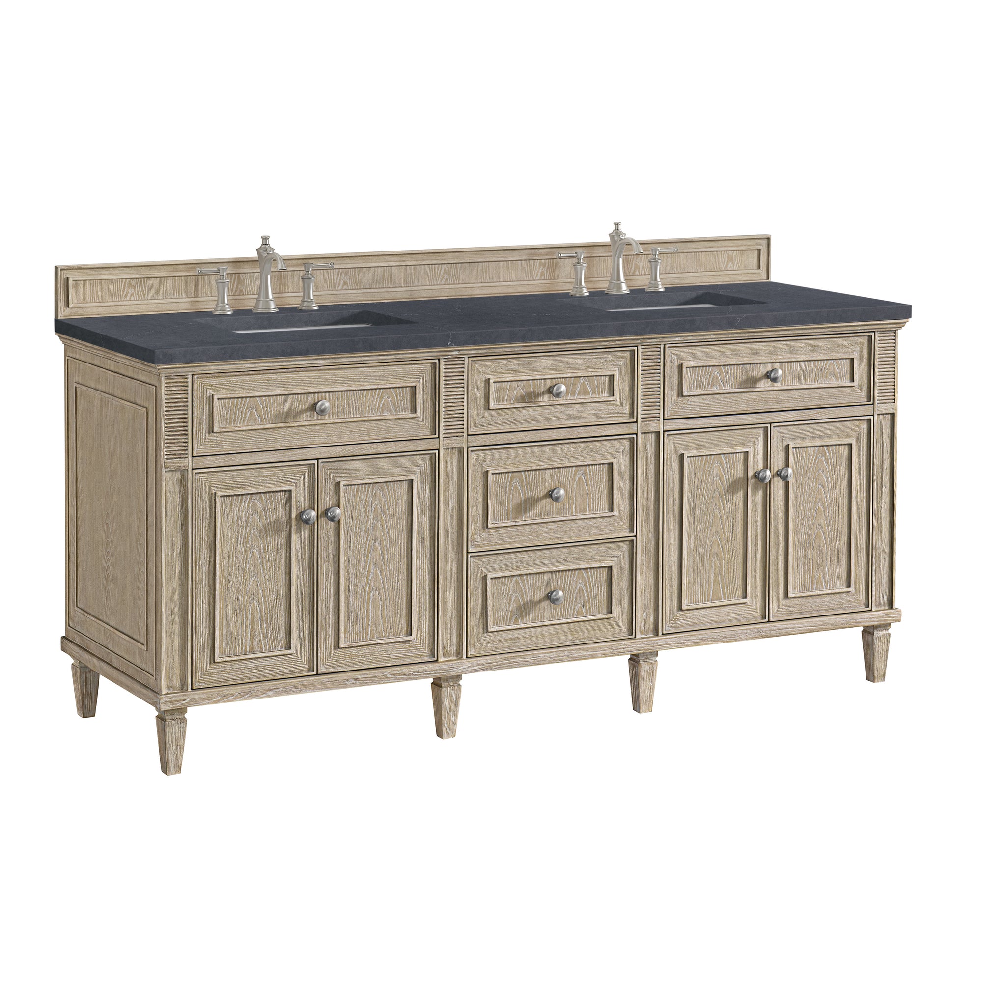 James Martin Lorelai 72" Double Bathroom Vanity, Whitewashed Oak by James Martin