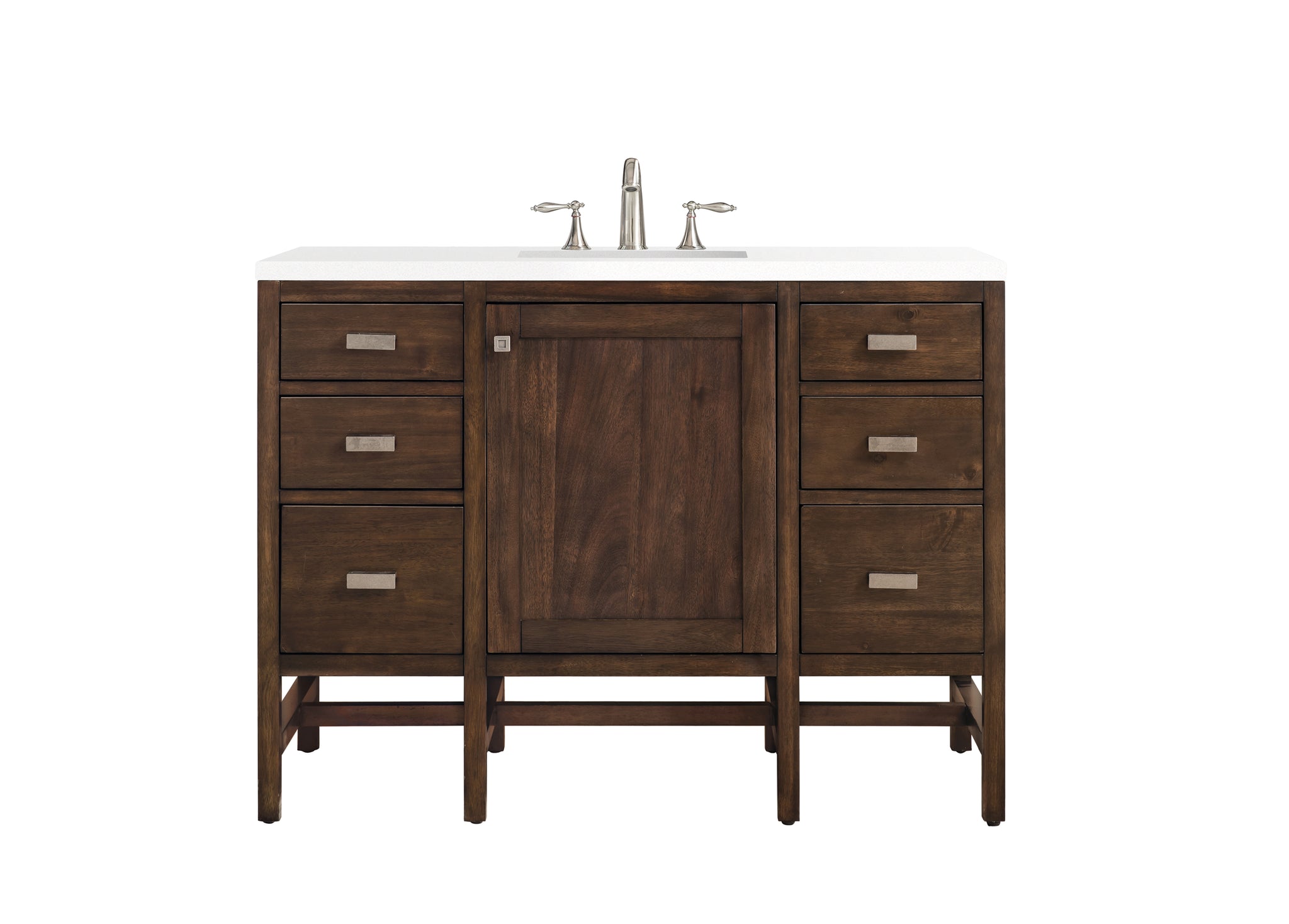 James Martin Addison 48" Single Bathroom Vanity, Mid-Century Acacia by James Martin