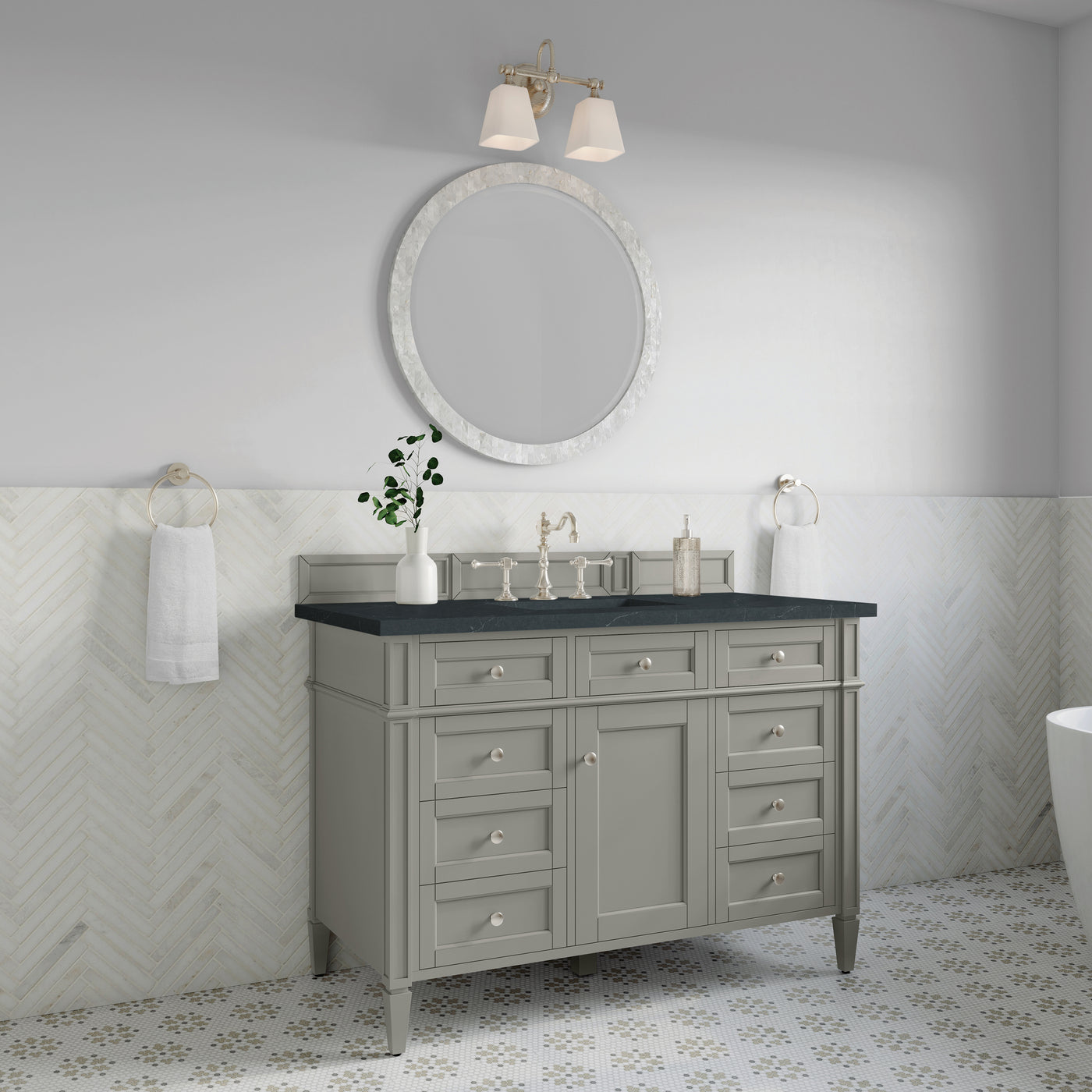 James Martin Brittany 48" Single Bathroom Vanity, Urban Gray by James Martin