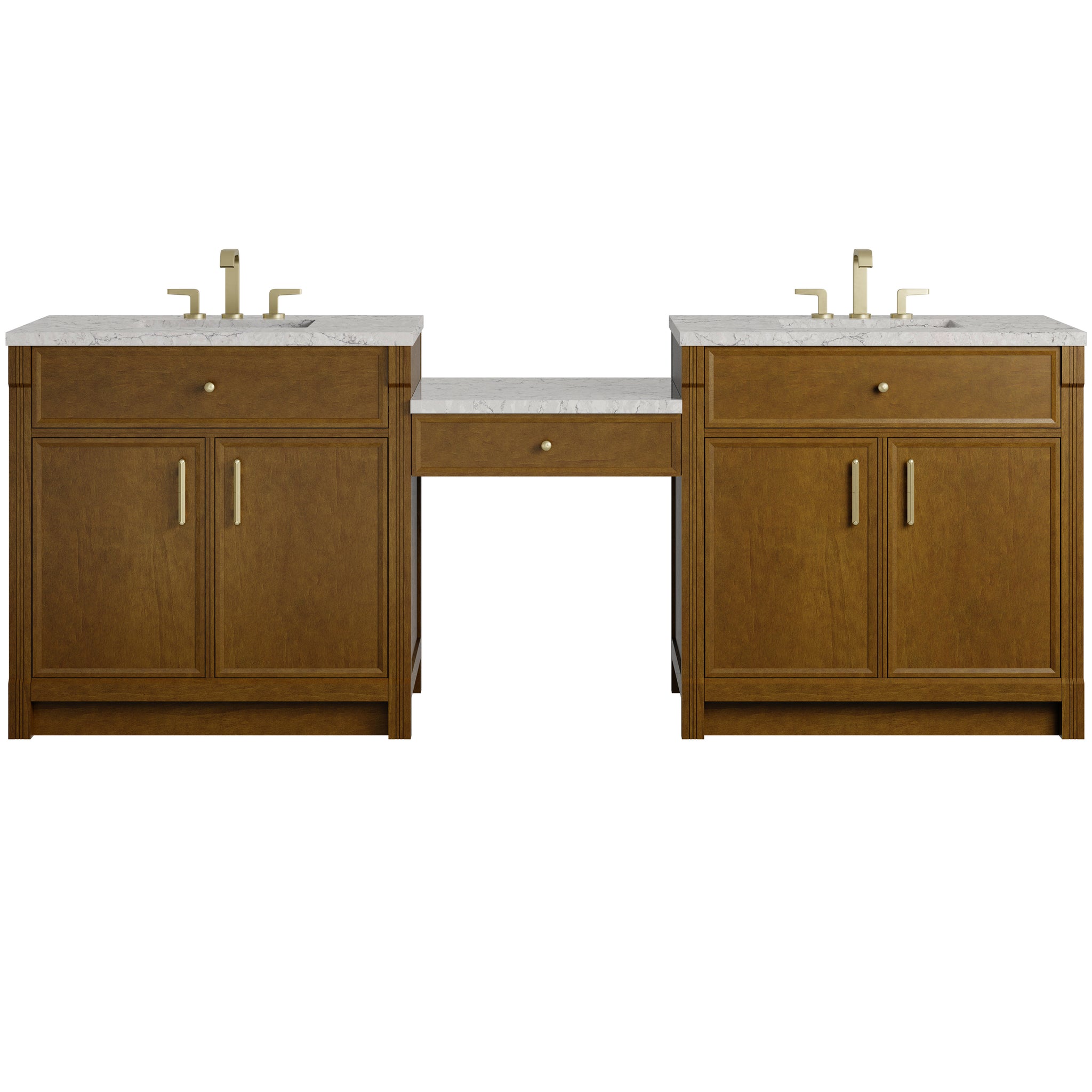 James Martin Bellshire 96" Double Bathroom Vanity, Honey Oak, view 31