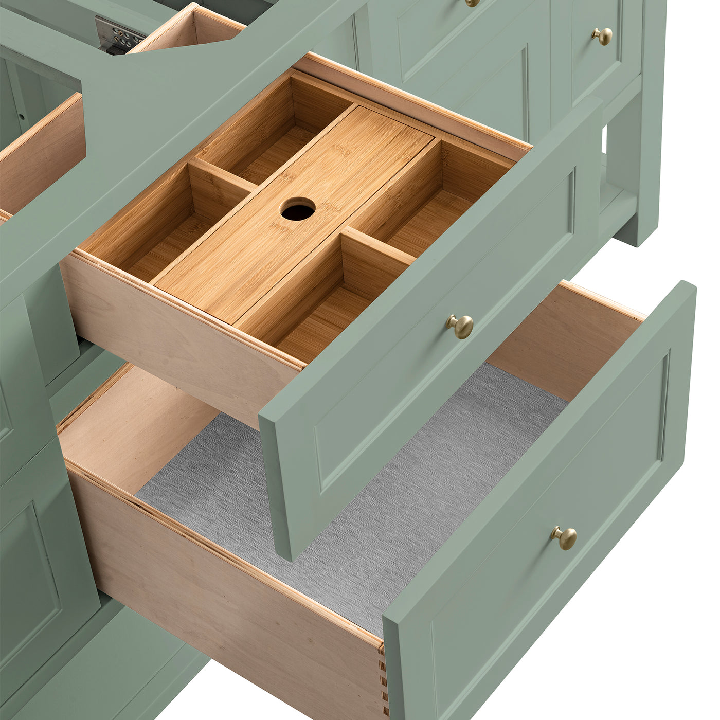 James Martin Breckenridge 72" Double Bathroom Vanity, Smokey Celadon by James Martin