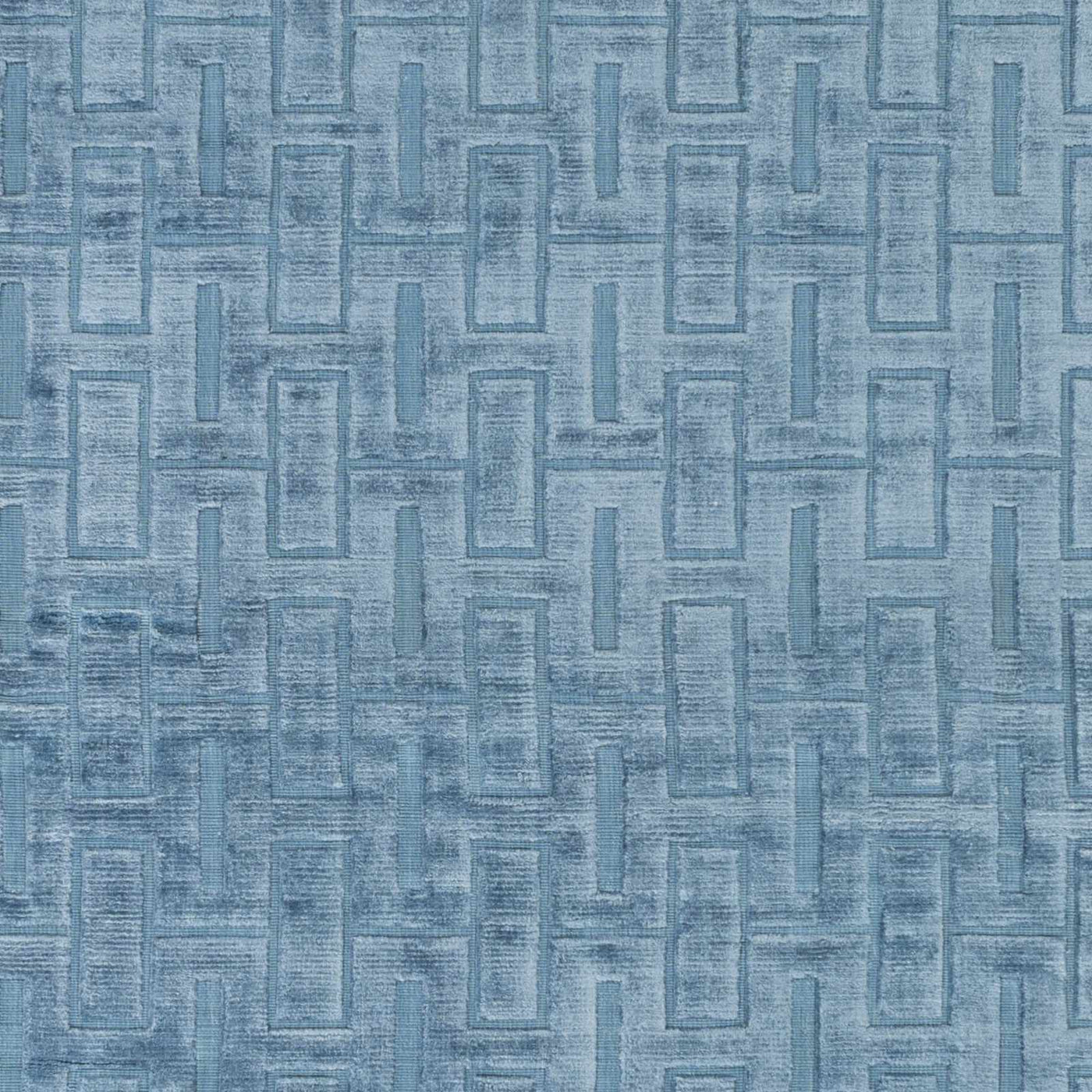 Quealy Blue Patterned 3x5 Small Viscose Rug - Clearance by Boutique Rugs