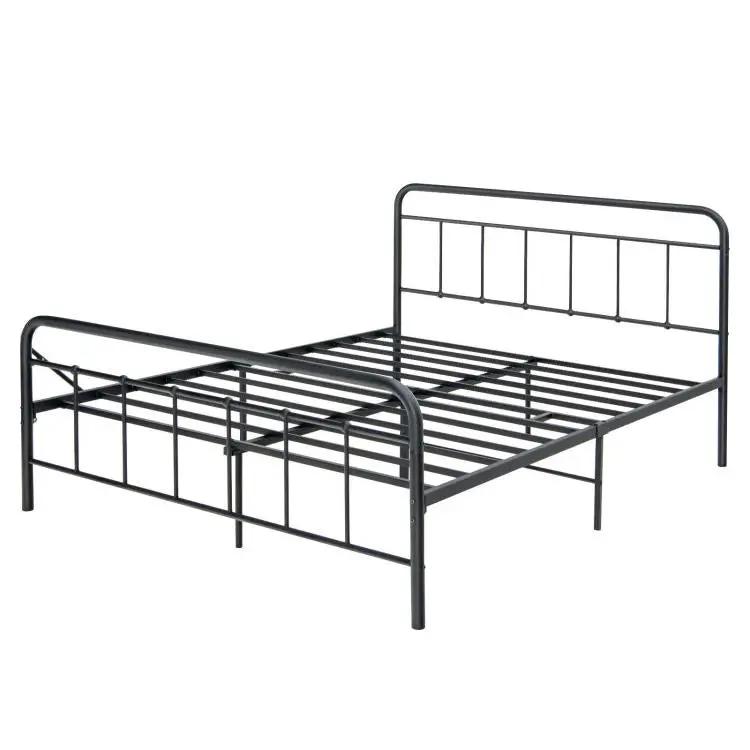 Heavy Duty Metal Platform Bed Frame with Headboard by DirectDeals