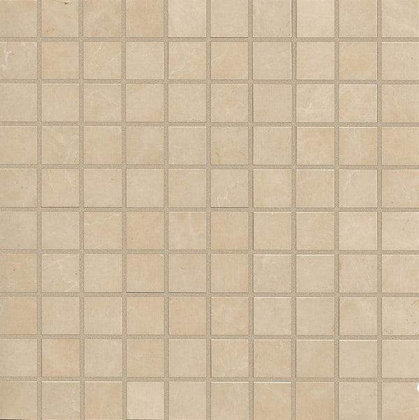 Quest Polished 1x1 Marble Look Porcelain Mosaics 12x12
