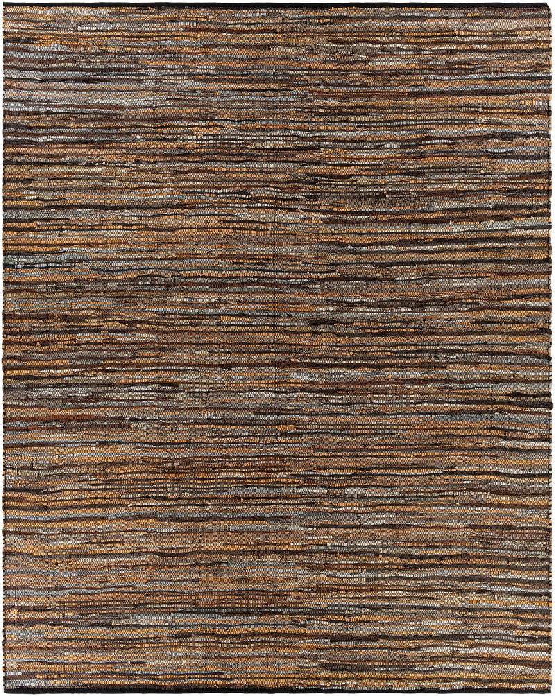 Hand Woven Leather Rag Rug - Clearance by Boutique Rugs