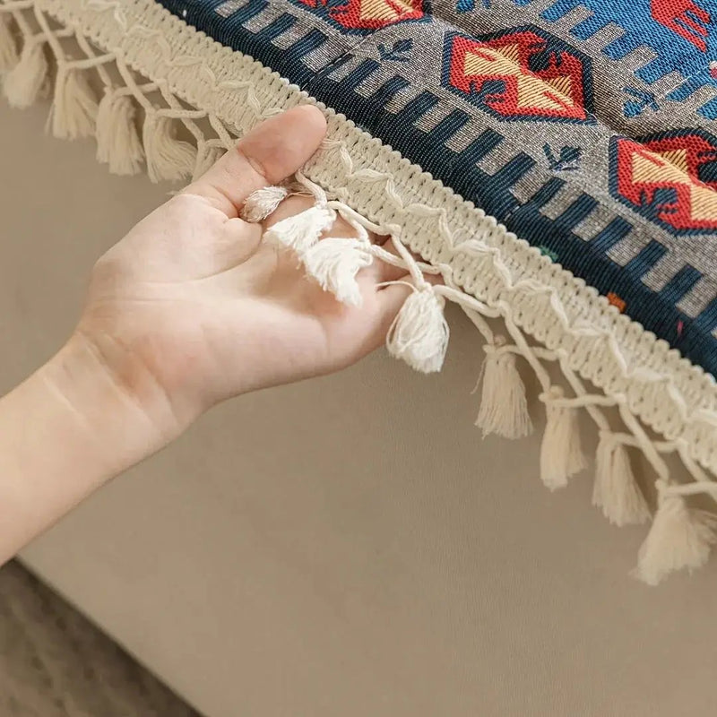 Quilted Sofa Cover - Non-Slip Thickened Ethnic Style by House Of Avana