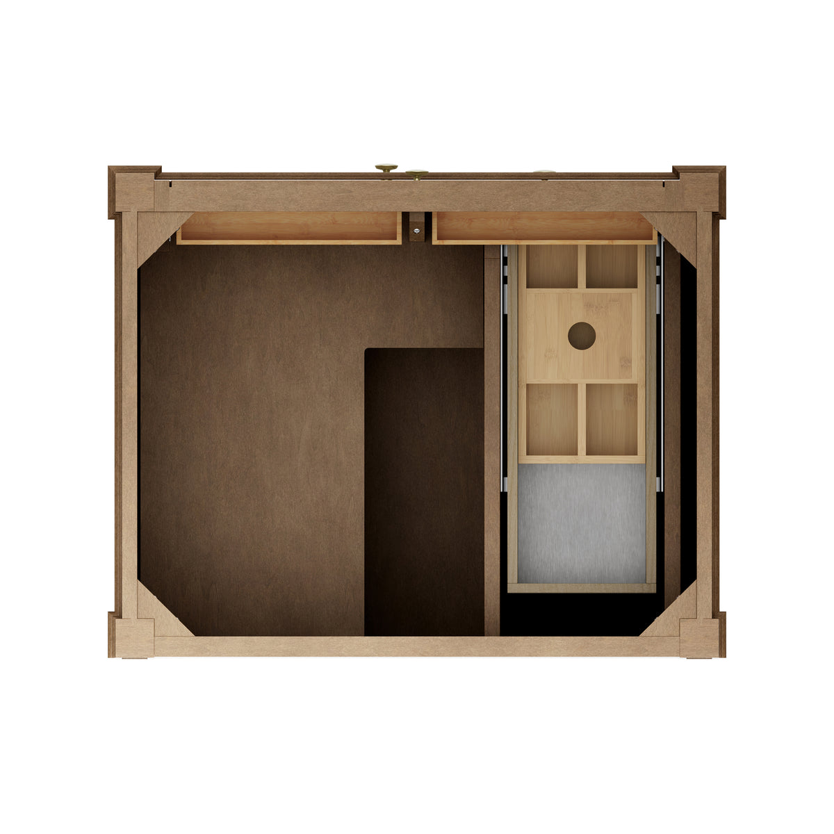 James Martin Brittany 30" Single Bathroom Vanity, Pecan, view 15