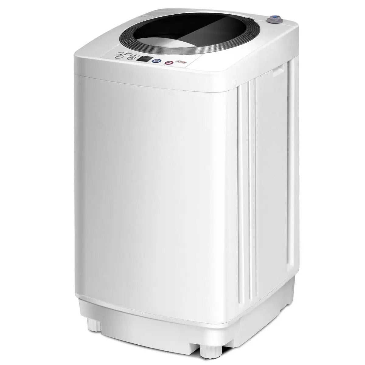 Portable 7.7 lbs Automatic Laundry Washing Machine with Drain Pump by DirectDeals