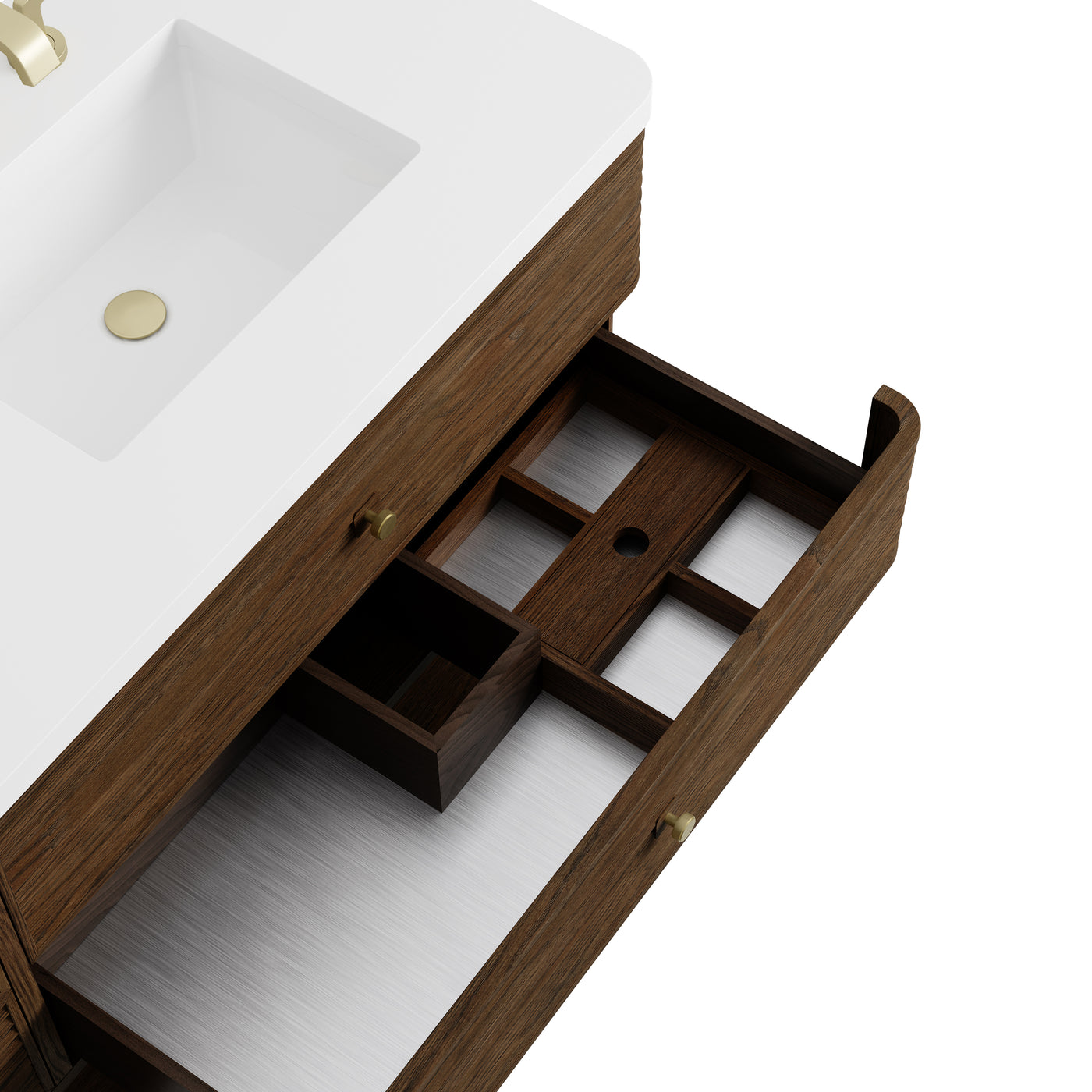 James Martin Allamari 72" Floating Double Bathroom Vanity, Sable by James Martin