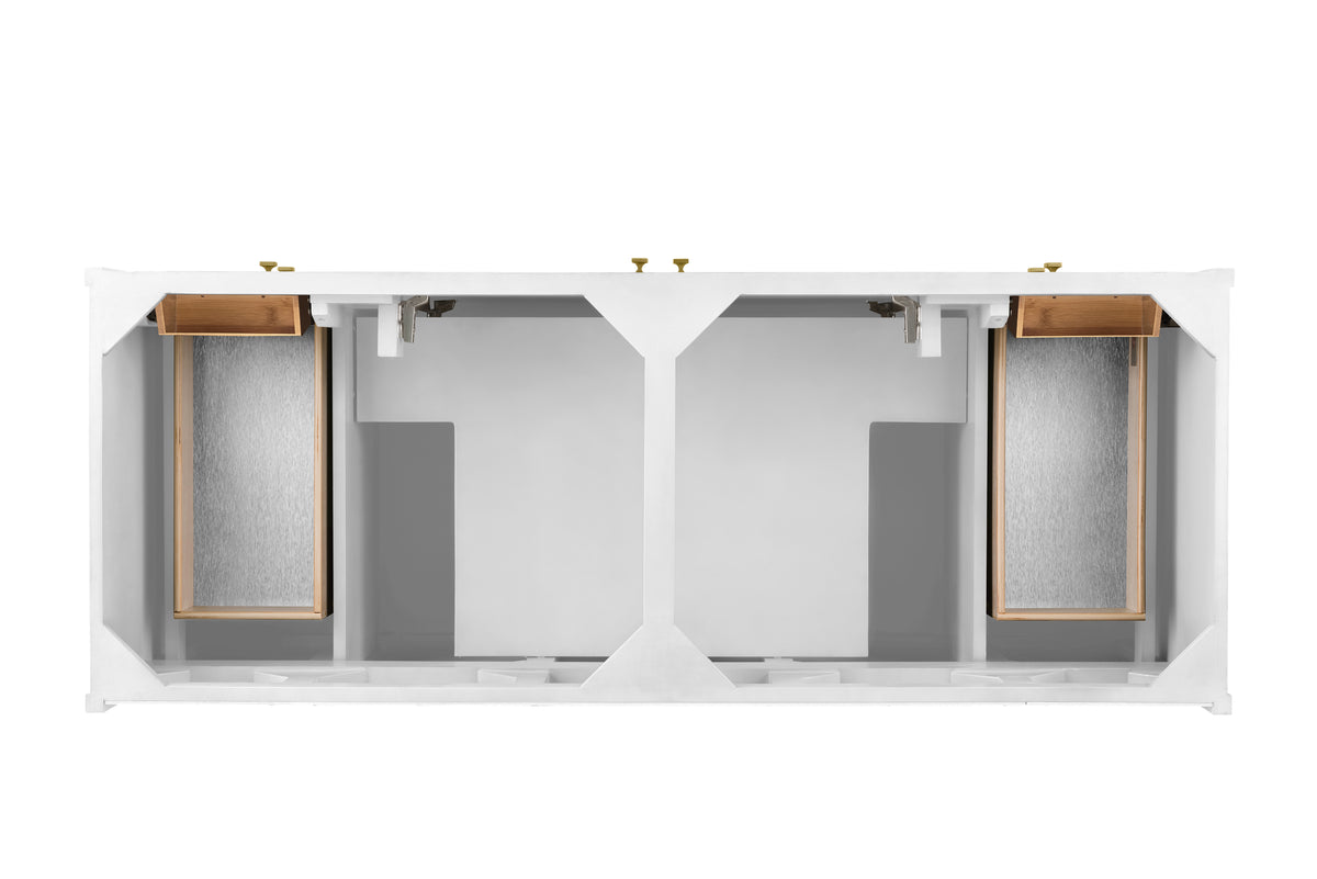 James Martin Chicago 60" Double Bathroom Vanity, Glossy White, view 22