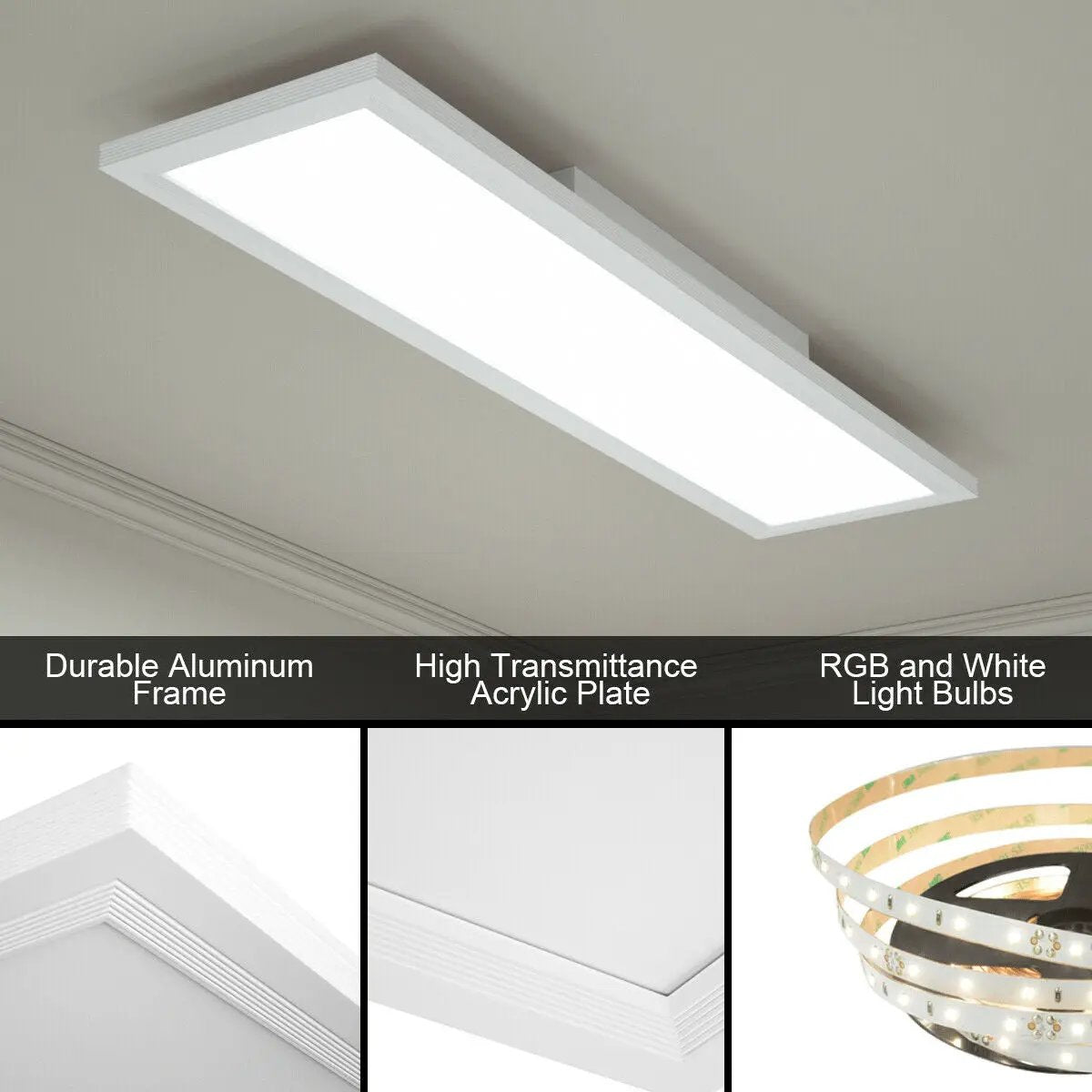 18W RGB LED Ceiling Light with Remote Control by DirectDeals