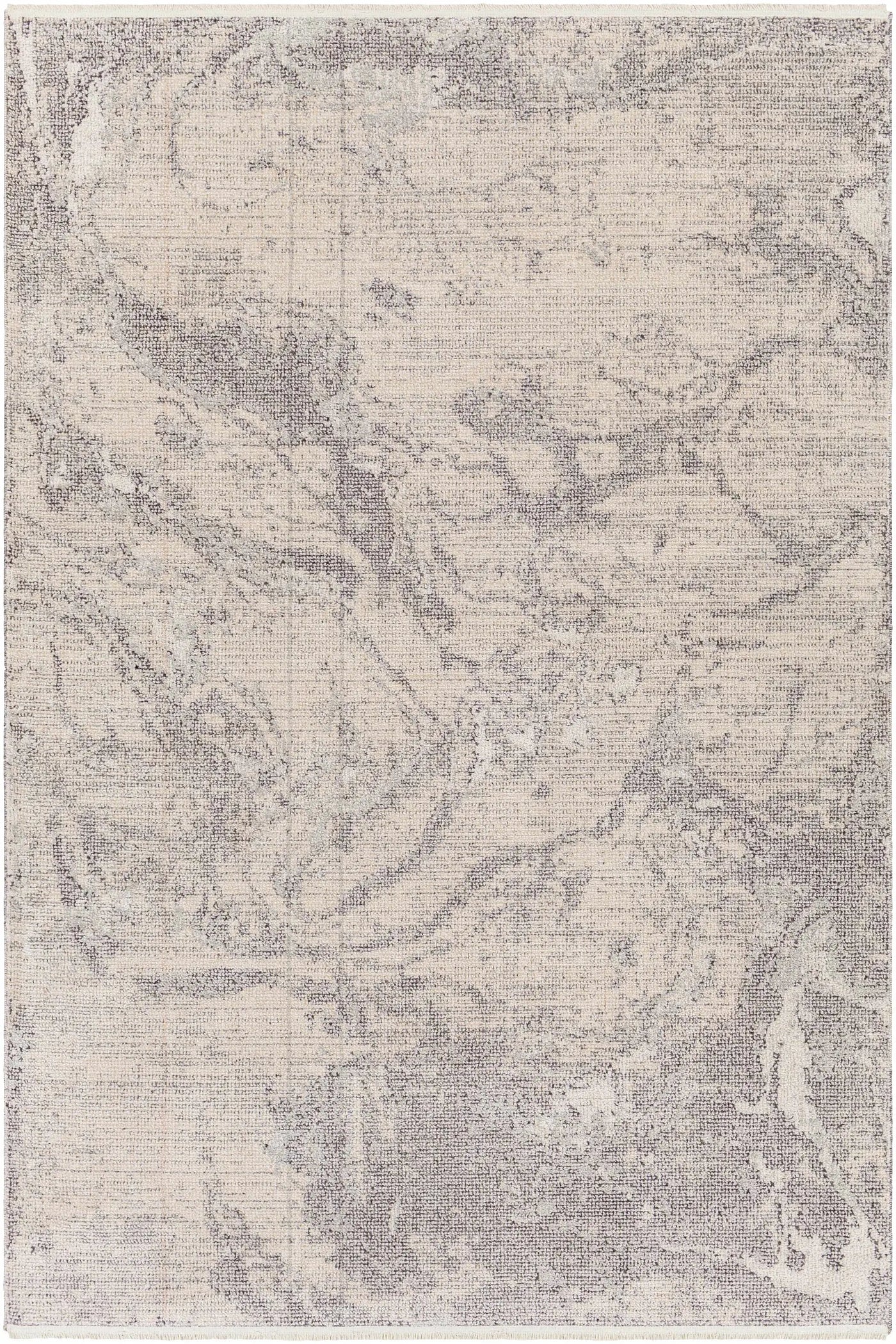 Rahm Ivory Marble Area Rug - Clearance by Boutique Rugs