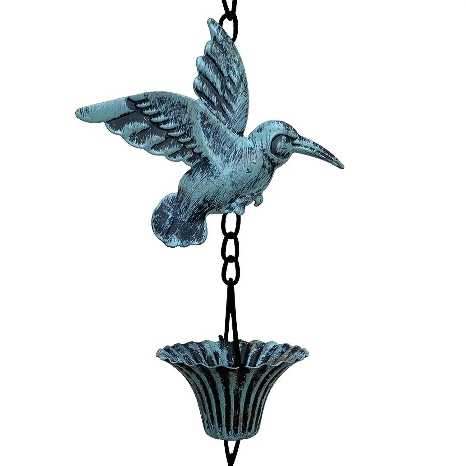 Rain Chain - Cascading Metal 8.53ft by House Of Avana