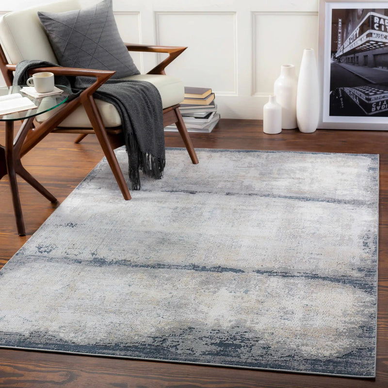 Rainworth Modern Slate Luxe Rug - Clearance by Boutique Rugs