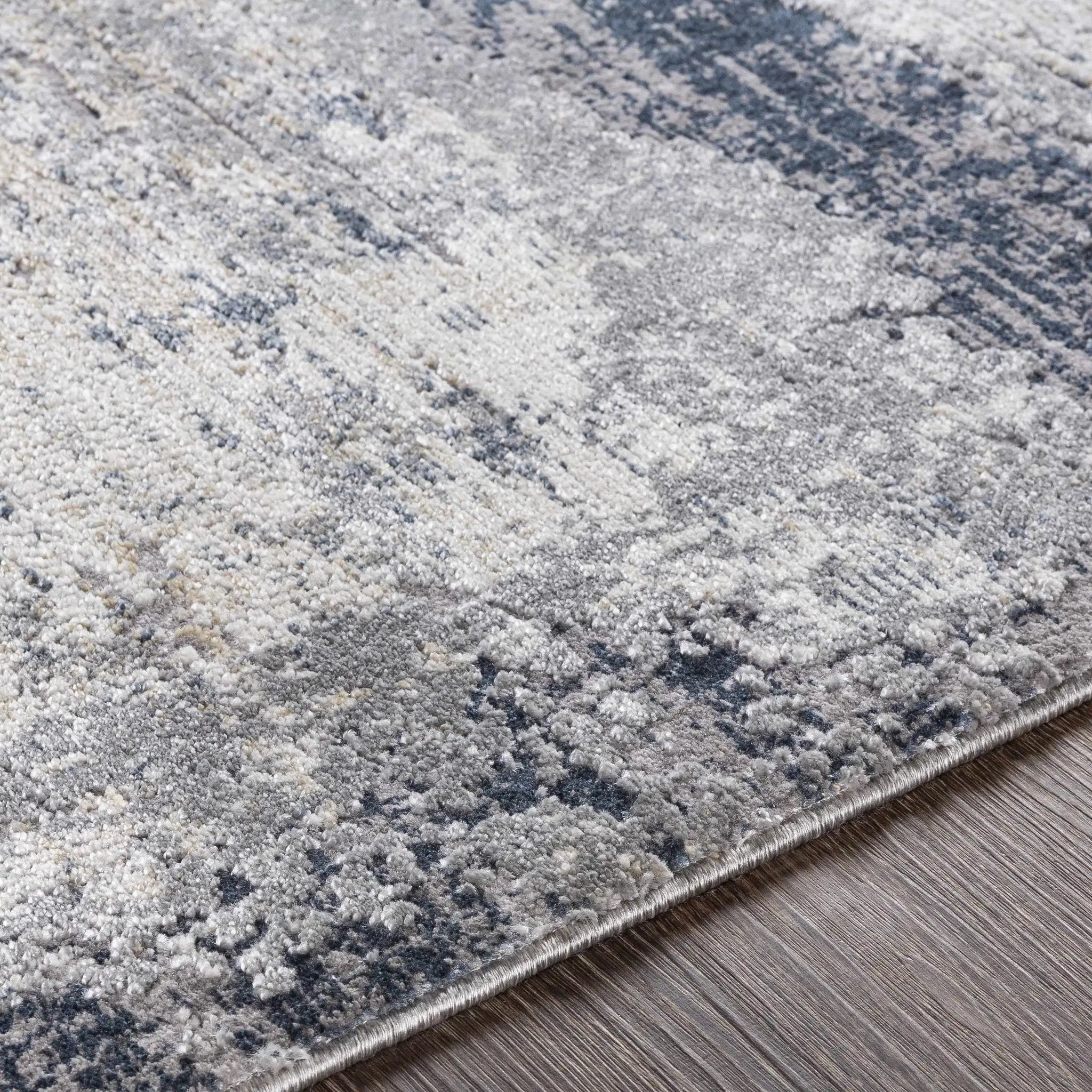 Rainworth Modern Slate Luxe Rug - Clearance by Boutique Rugs