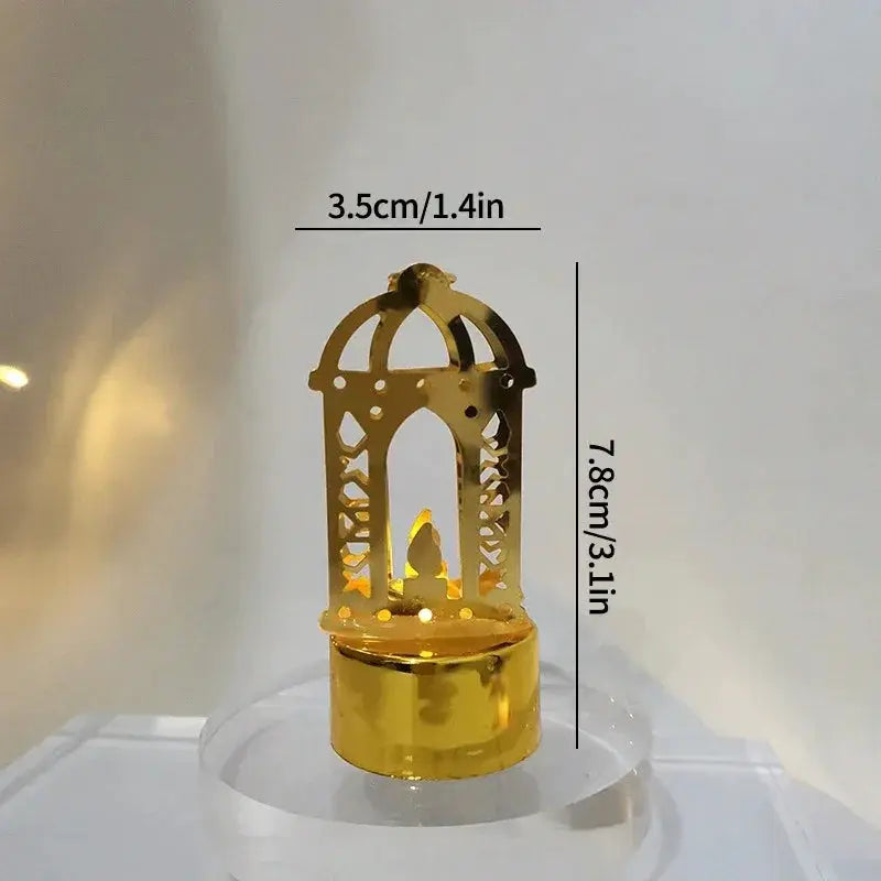 Ramadan Lamp - Star and Moon Ceramic Desk by House Of Avana
