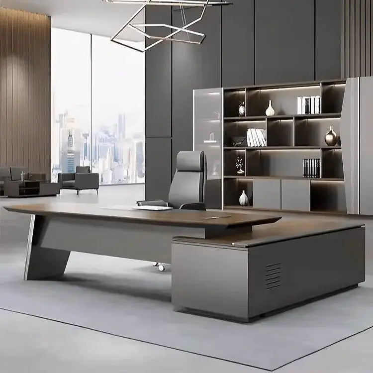 Finley · Modern L-Shaped Executive Desk by Arc Grove