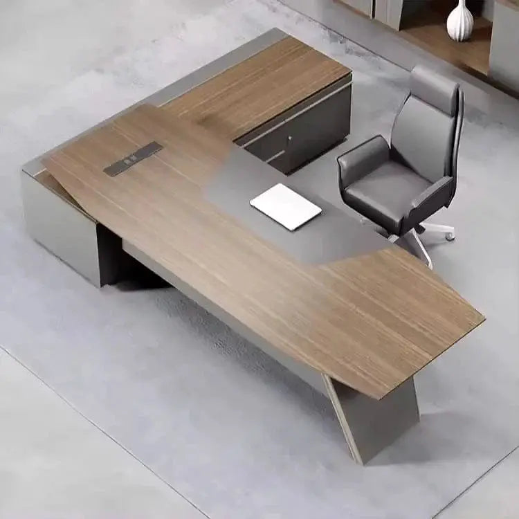 Finley · Modern L-Shaped Executive Desk by Arc Grove