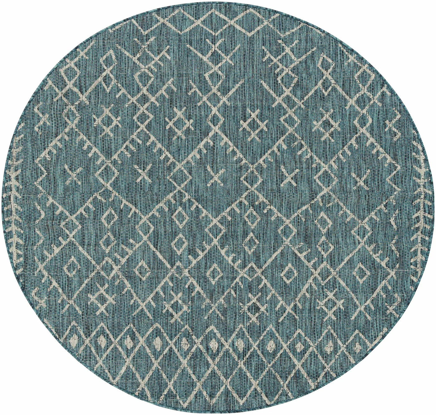 Maunawili Aqua Nordic Outdoor Rug by Boutique Rugs