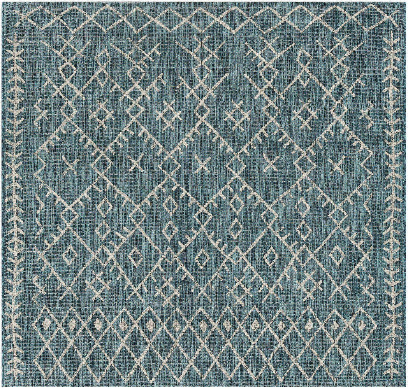 Maunawili Aqua Nordic Outdoor Rug by Boutique Rugs