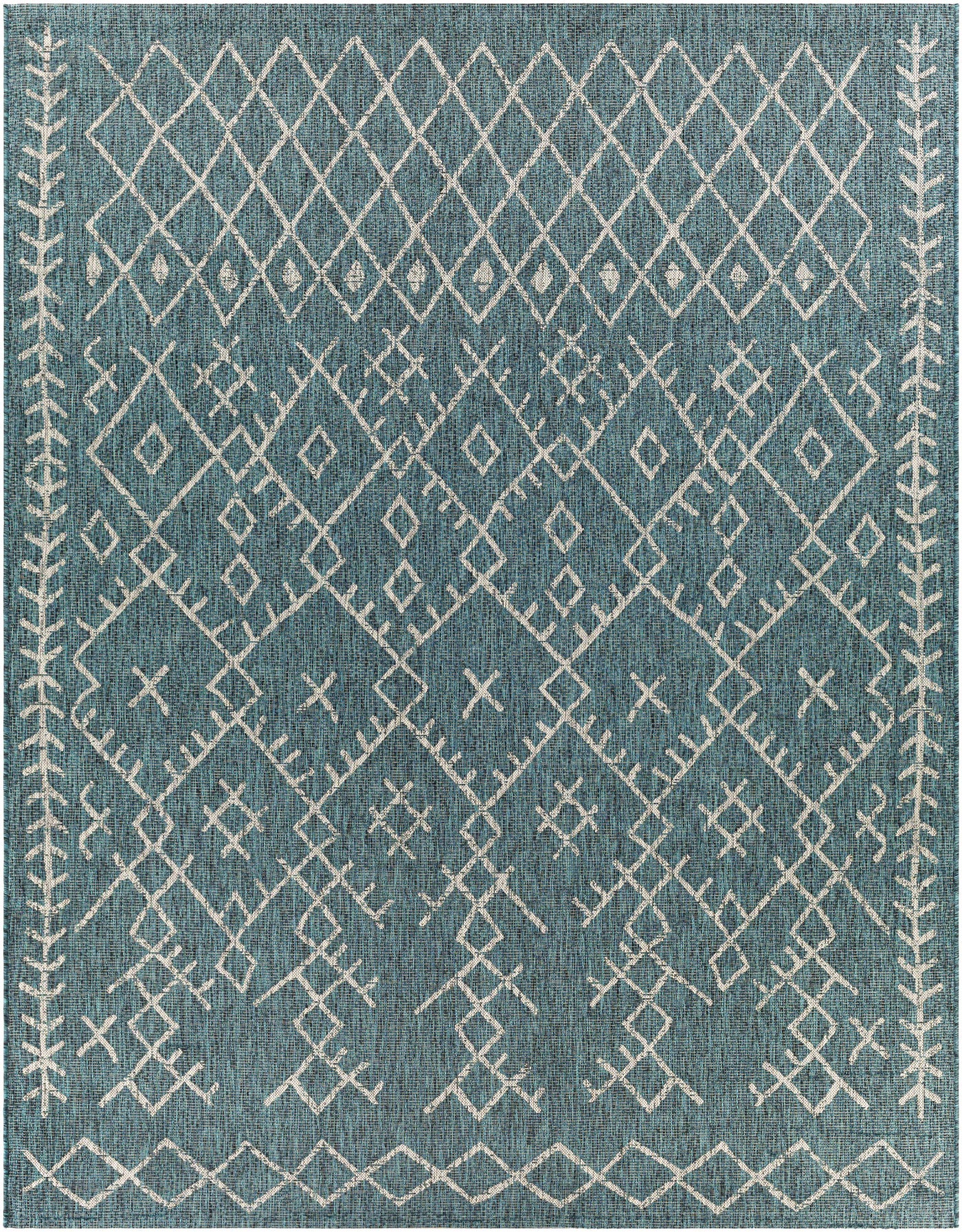 Maunawili Aqua Nordic Outdoor Rug by Boutique Rugs