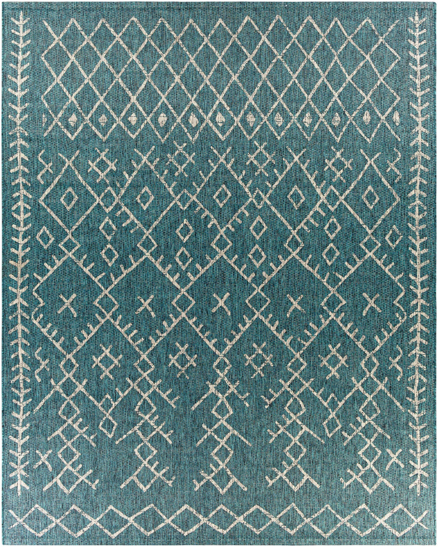 Maunawili Aqua Nordic Outdoor Rug by Boutique Rugs
