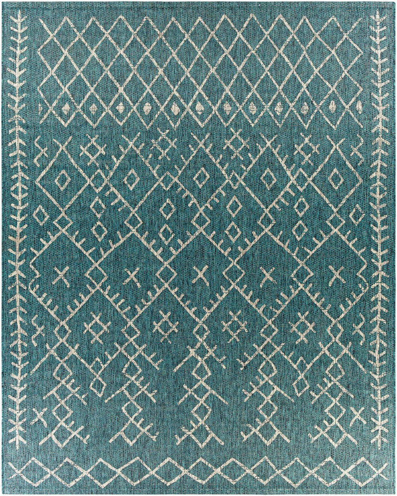 Maunawili Aqua Nordic Outdoor Rug by Boutique Rugs
