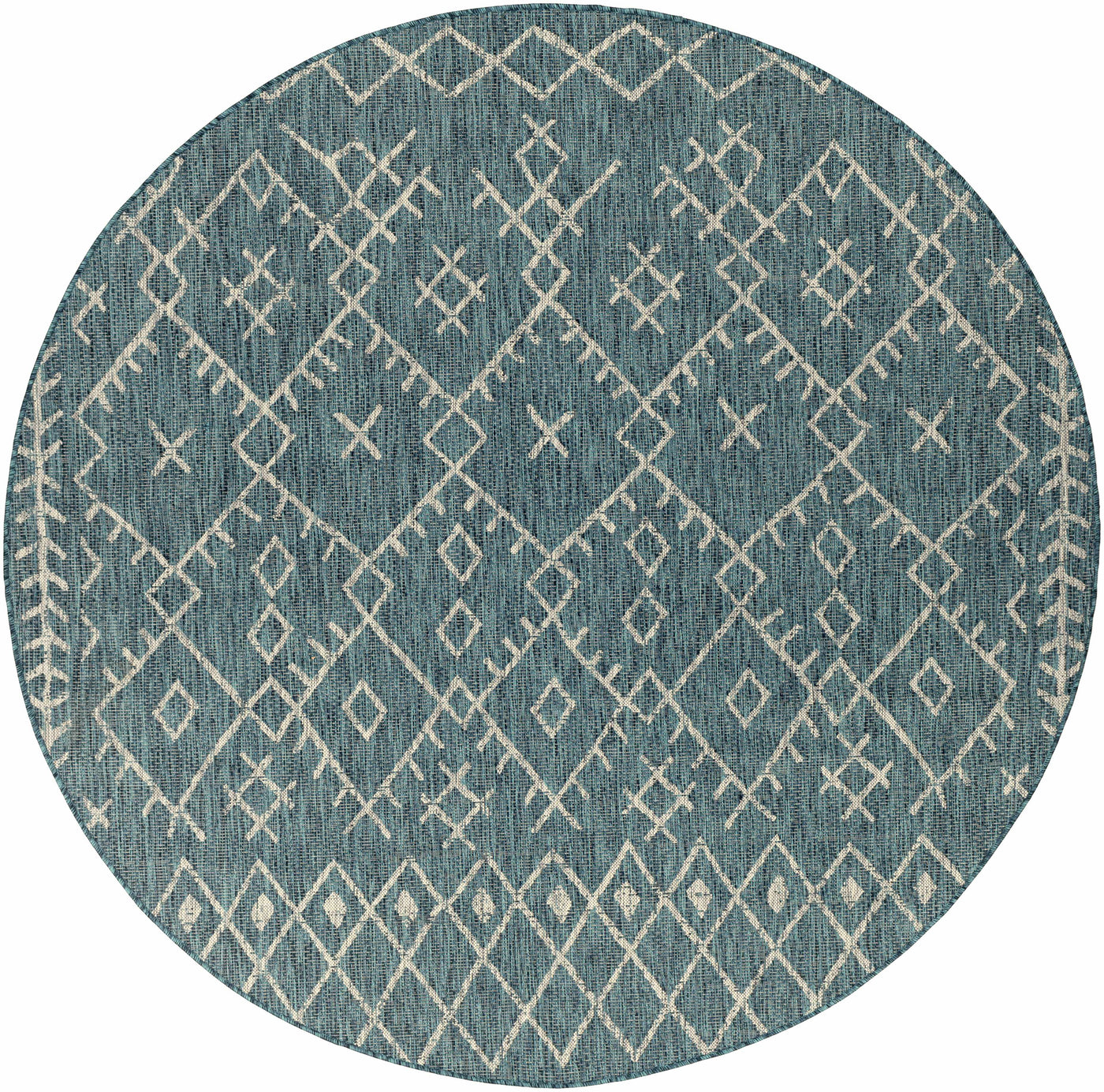 Maunawili Aqua Nordic Outdoor Rug by Boutique Rugs