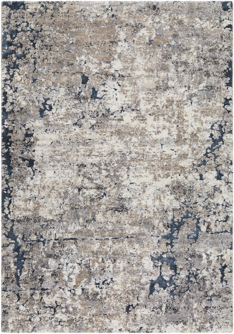 Ratho Rock Pattern Thick Rug by Boutique Rugs