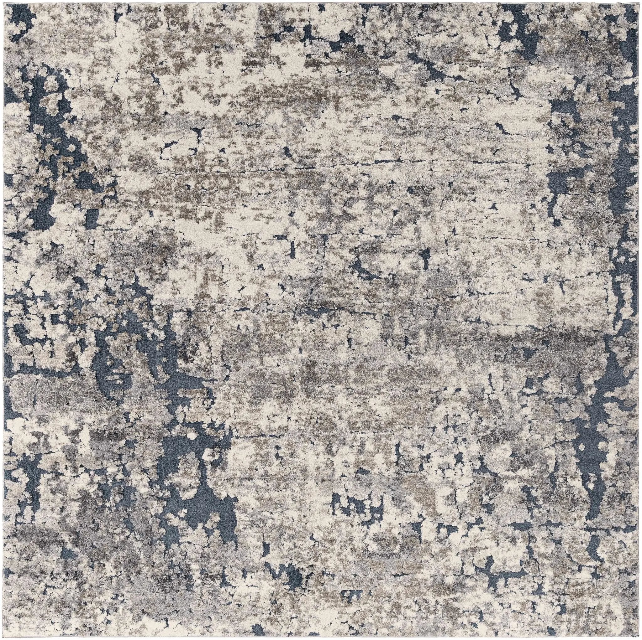 Ratho Rock Pattern Thick Rug by Boutique Rugs