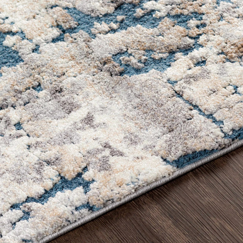 Ratho Rock Pattern Thick Rug by Boutique Rugs
