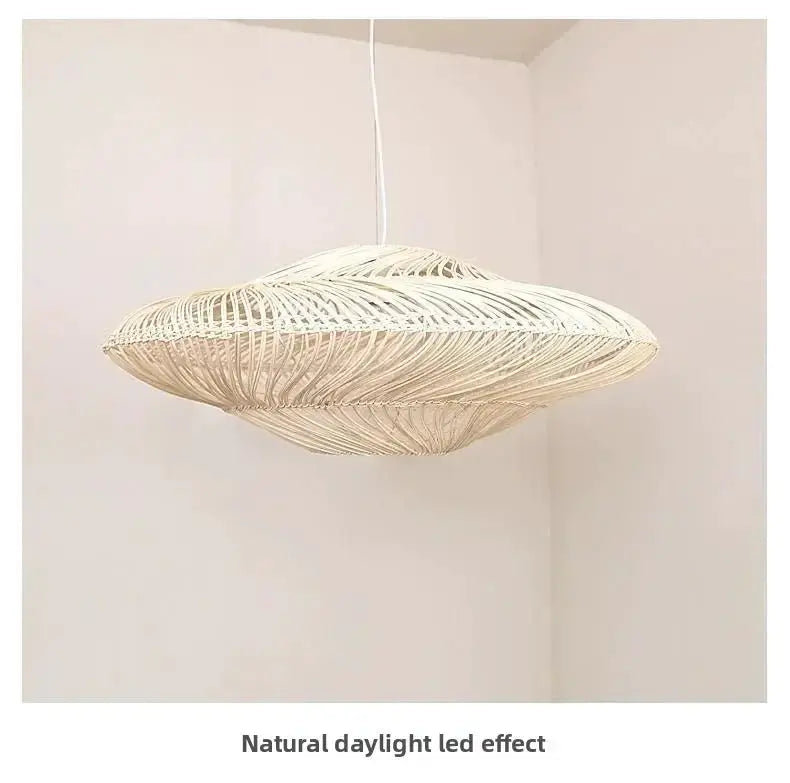 Rattan Chandelier Large by House Of Avana
