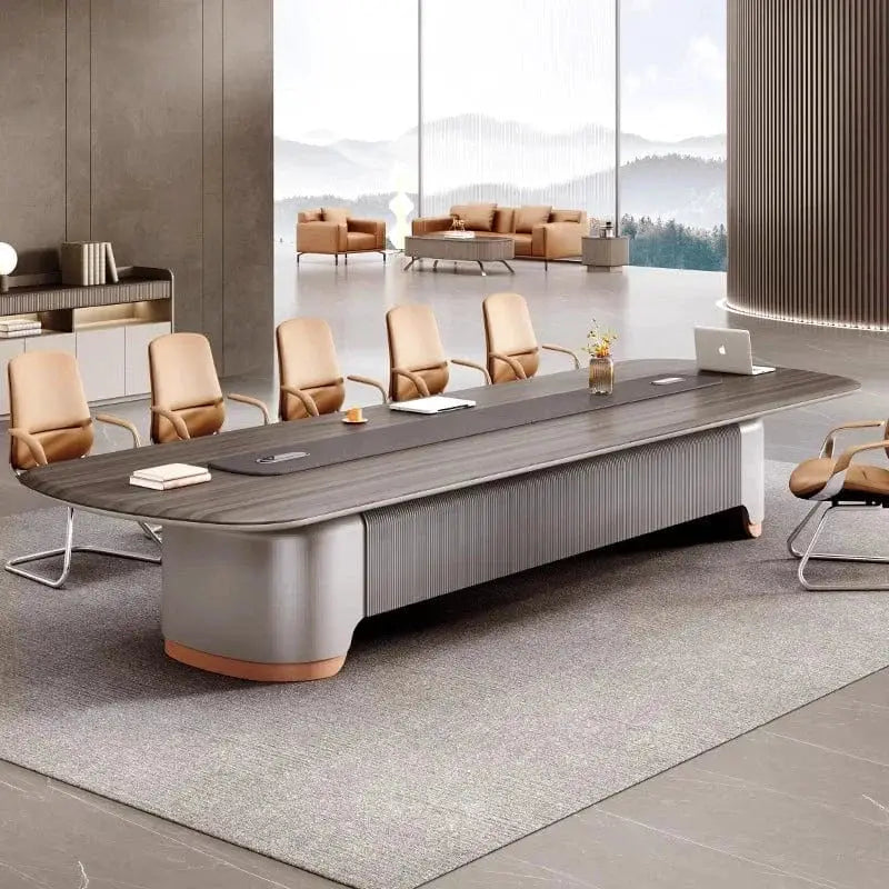 Caliber · Rounded Conference Room Table by Arc Grove