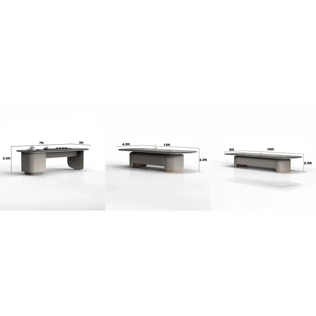 Caliber · Rounded Conference Room Table by Arc Grove