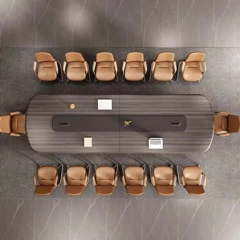 Caliber · Rounded Conference Room Table by Arc Grove