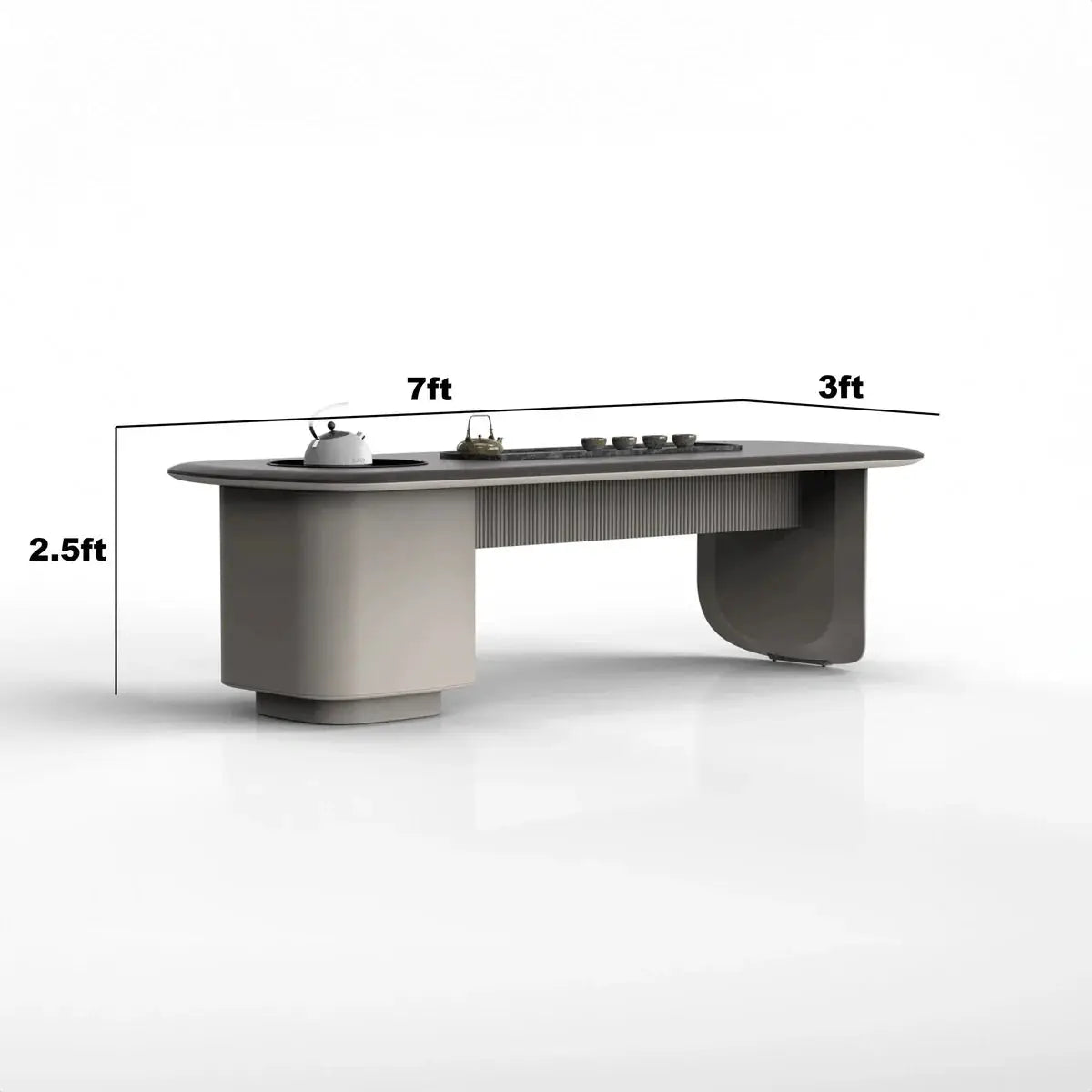 Caliber · Rounded Conference Room Table by Arc Grove