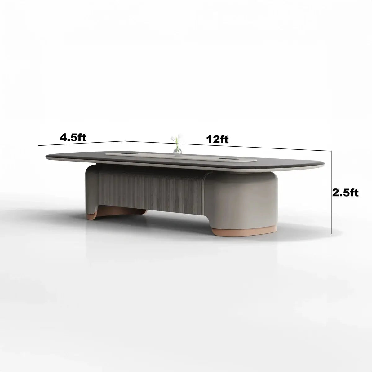 Caliber · Rounded Conference Room Table by Arc Grove