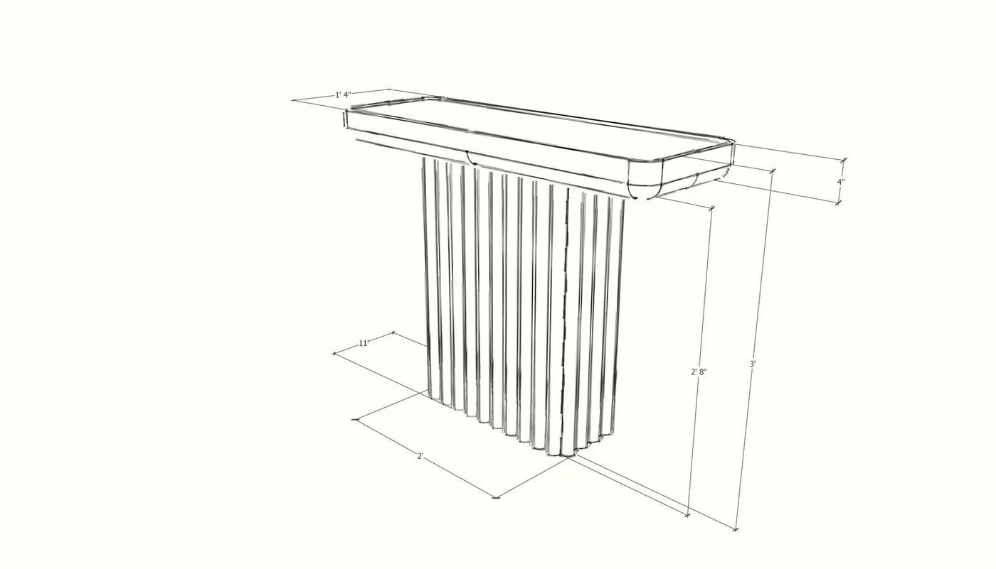 Ravenna Console Table by Zicana Boutique