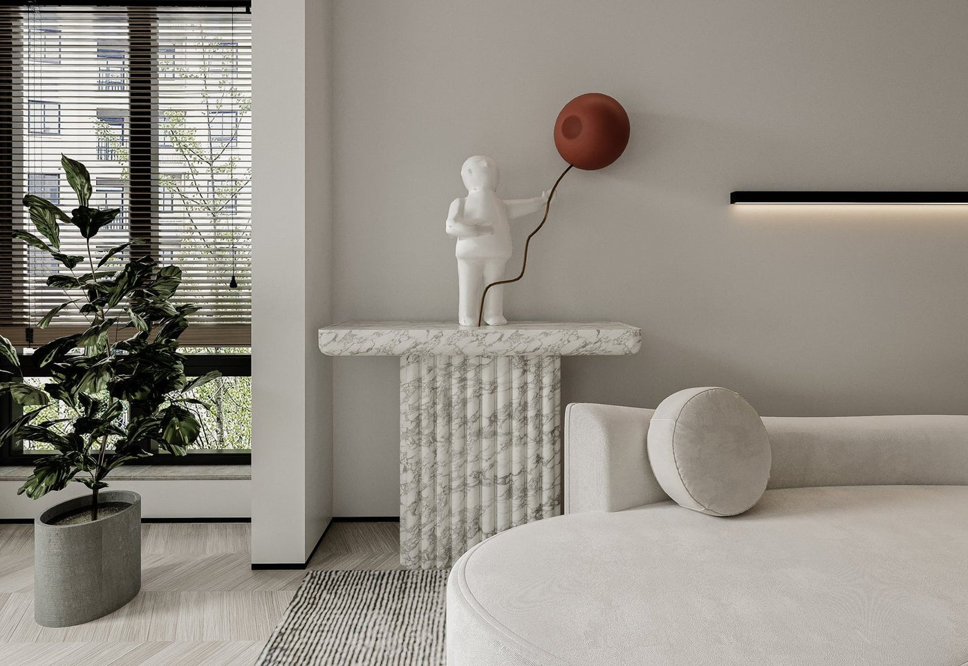 Ravenna Console Table by Zicana Boutique