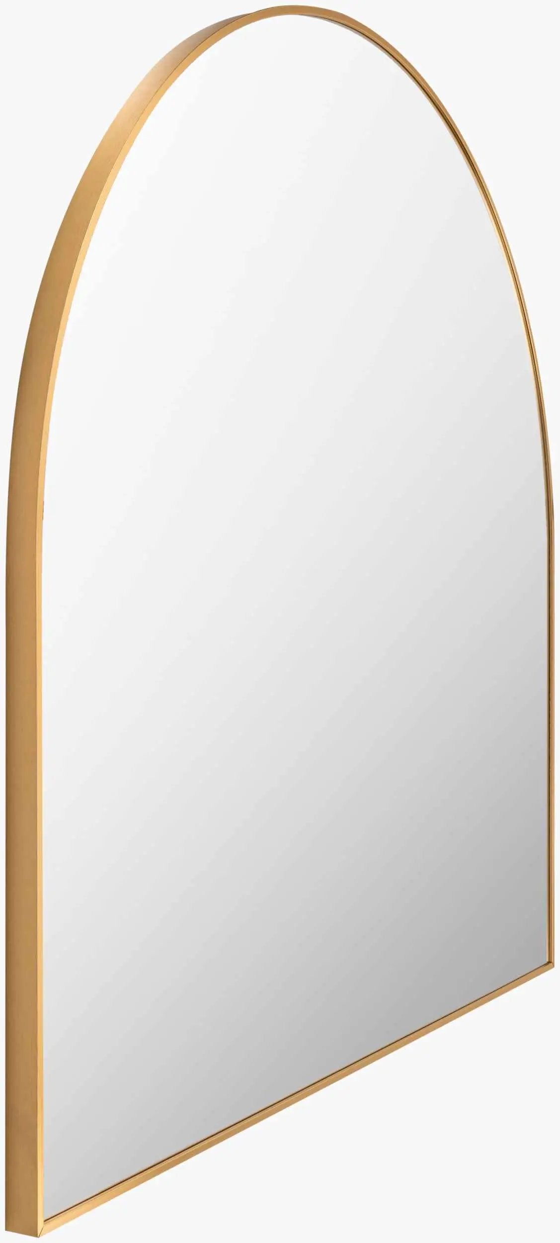Brembilla Gold Modern Mirror by Boutique Rugs