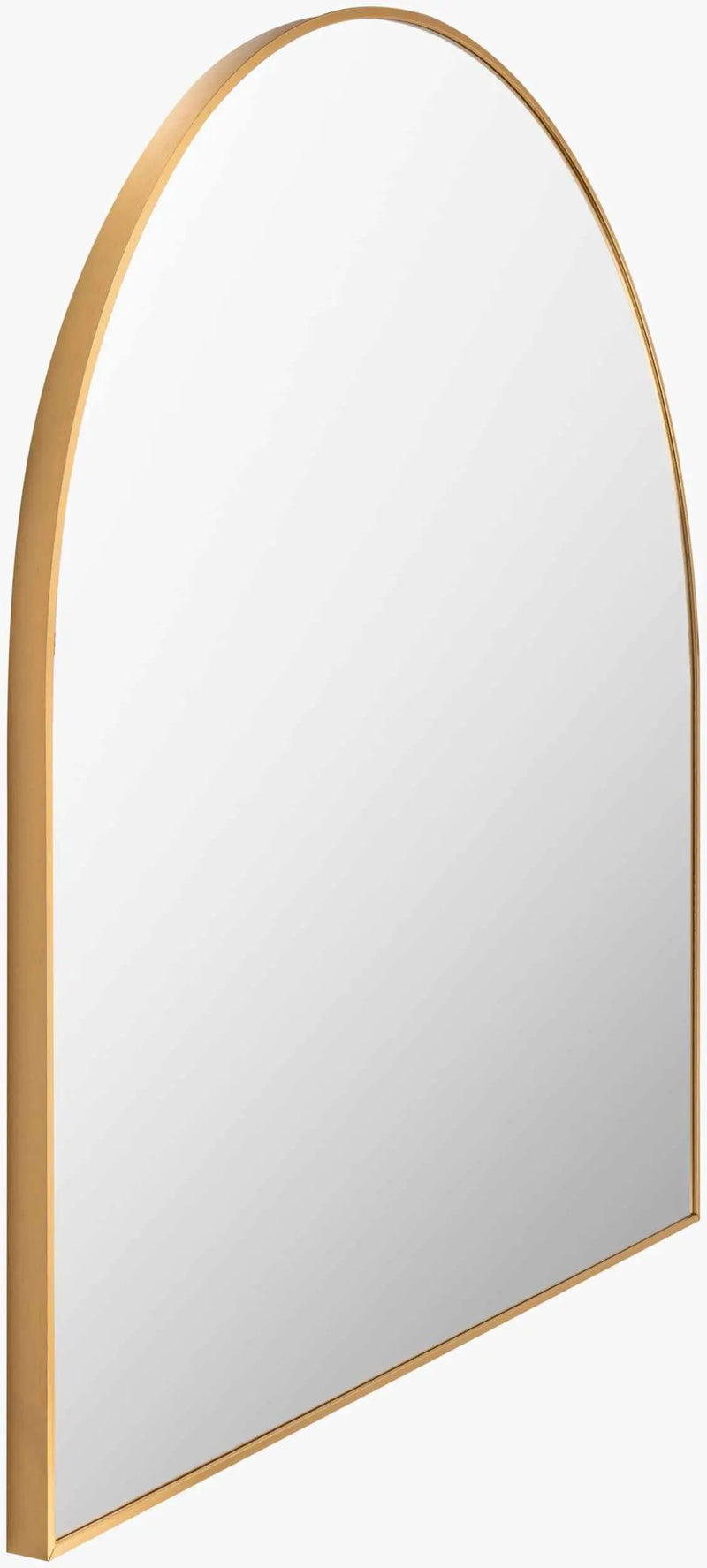 Brembilla Gold Modern Mirror by Boutique Rugs