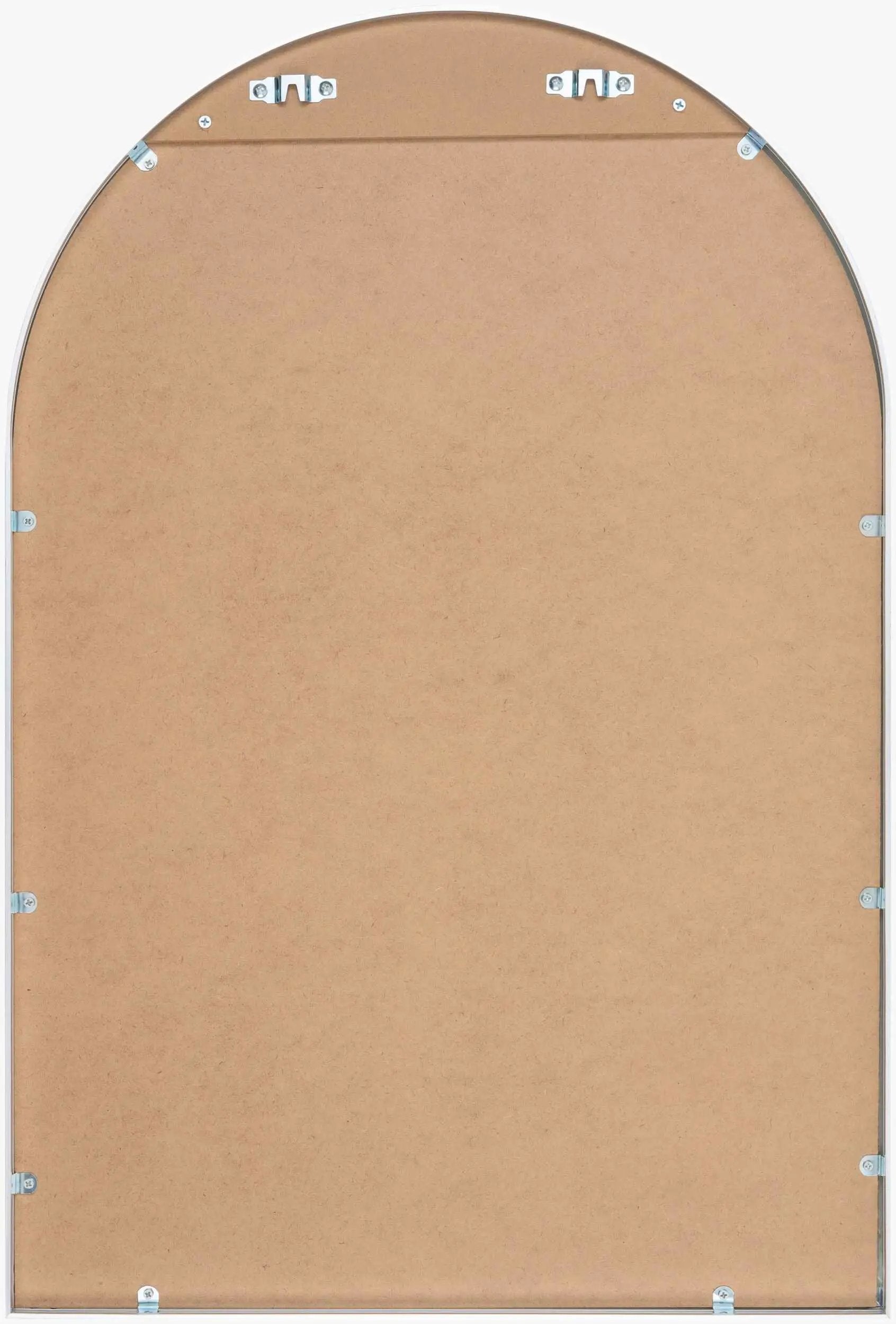 Brembilla Silver Gray Contemporary Mirror by Boutique Rugs