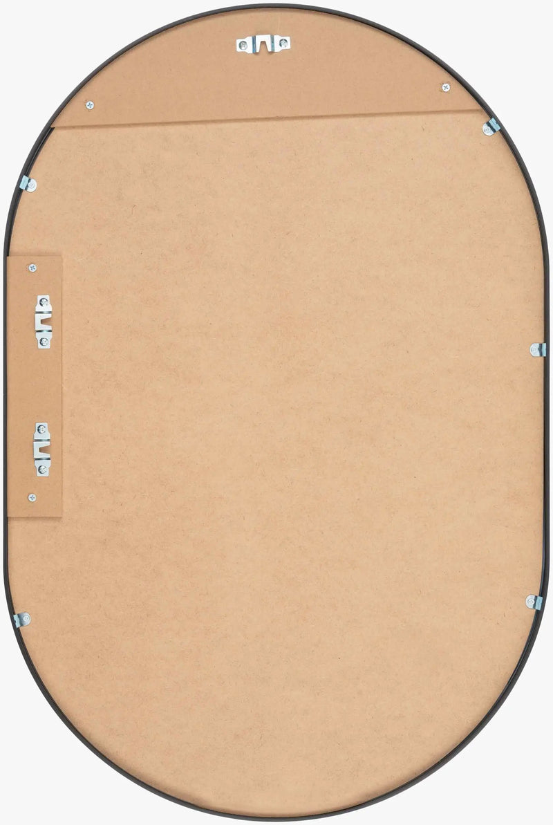 Hagenburg Black Iron Frame Mirror by Boutique Rugs