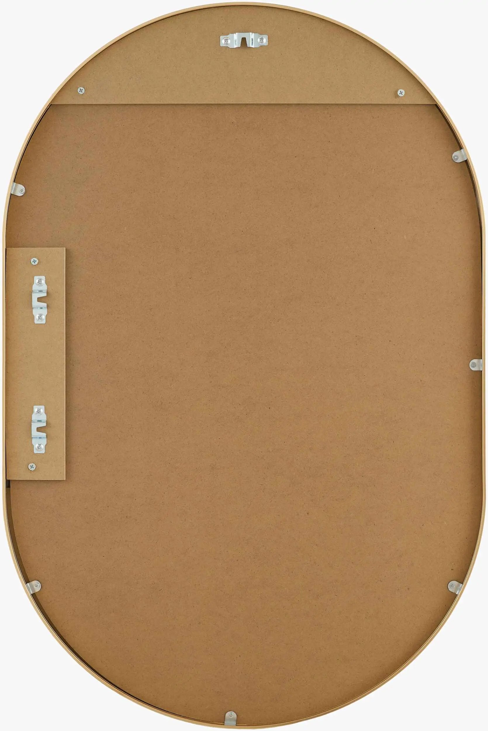 Hagenburg Gold Iron Frame Mirror by Boutique Rugs
