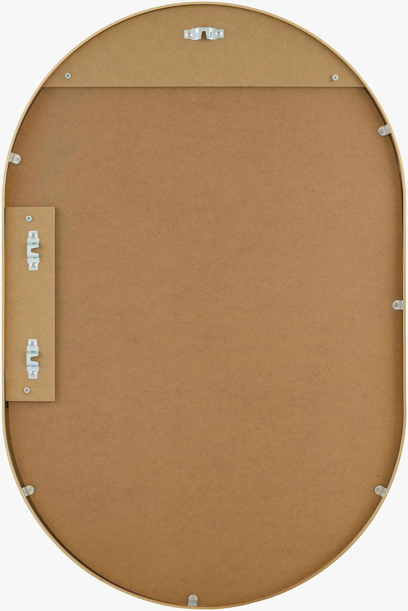 Hagenburg Gold Iron Frame Mirror by Boutique Rugs