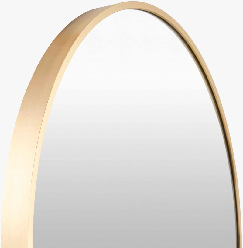 Hagenburg Gold Iron Frame Mirror by Boutique Rugs